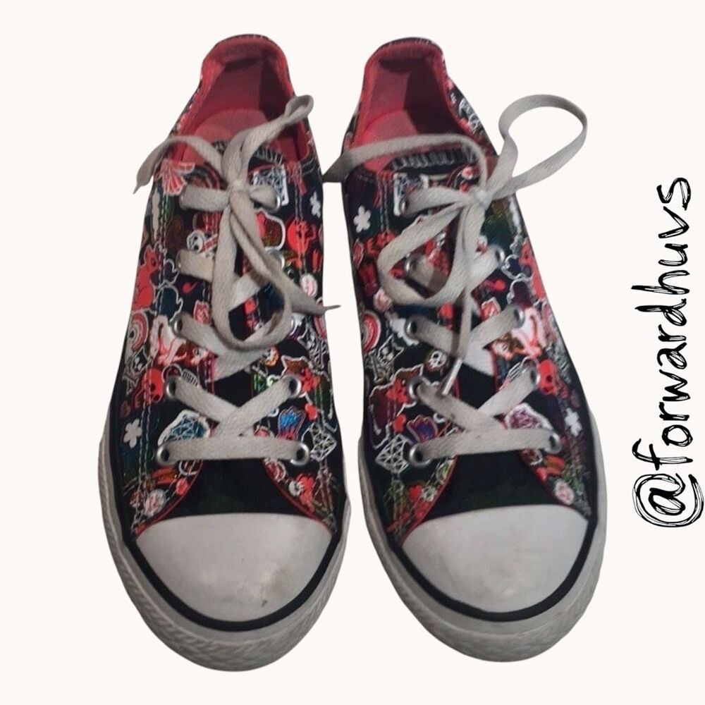 Converse All Star Unicorn Rainbow Emo Y2K Low Top Sneakers Youth 4